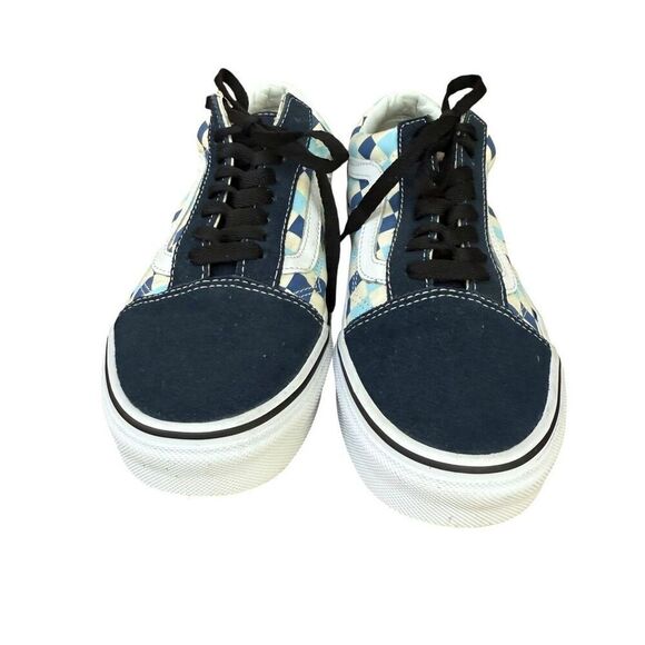 Vans Old Skool 'Blue Topaz Checkerboard' sneakers size 7M/8.5W - Picture 3 of 7